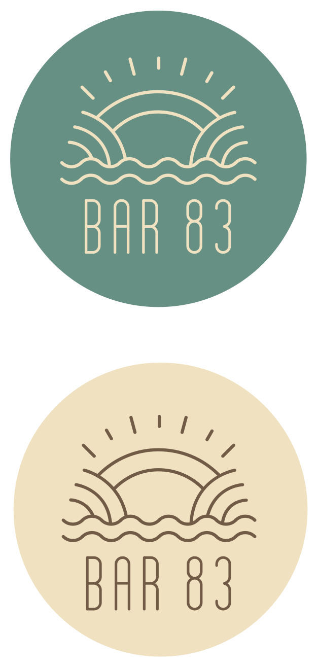 Marchio Bar 83 nelle due varianti