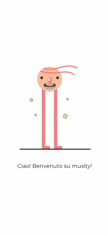 Musity, schermata dell'app 3