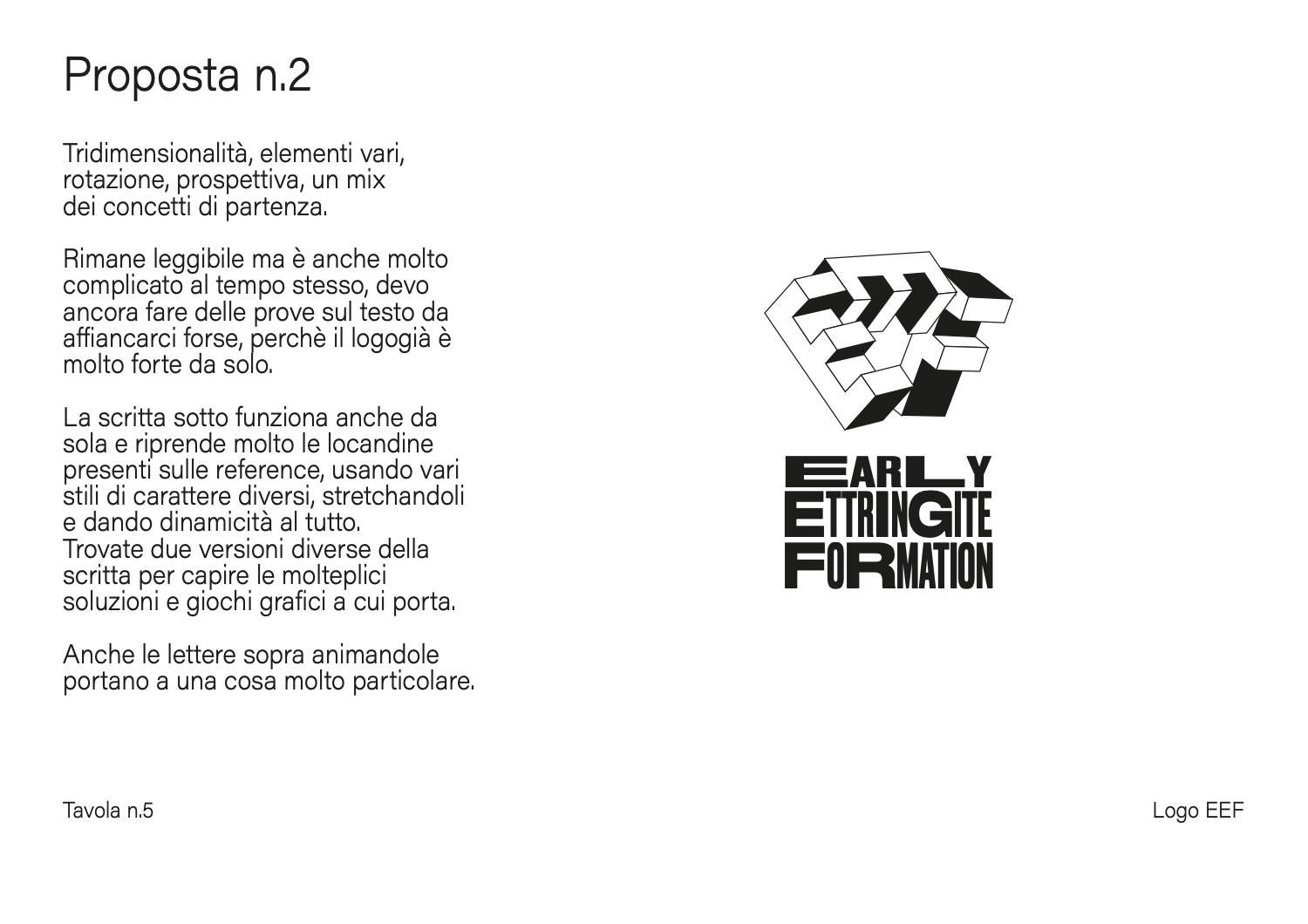 Presentazione EEF: proposta 2, il solido tridimensionale
