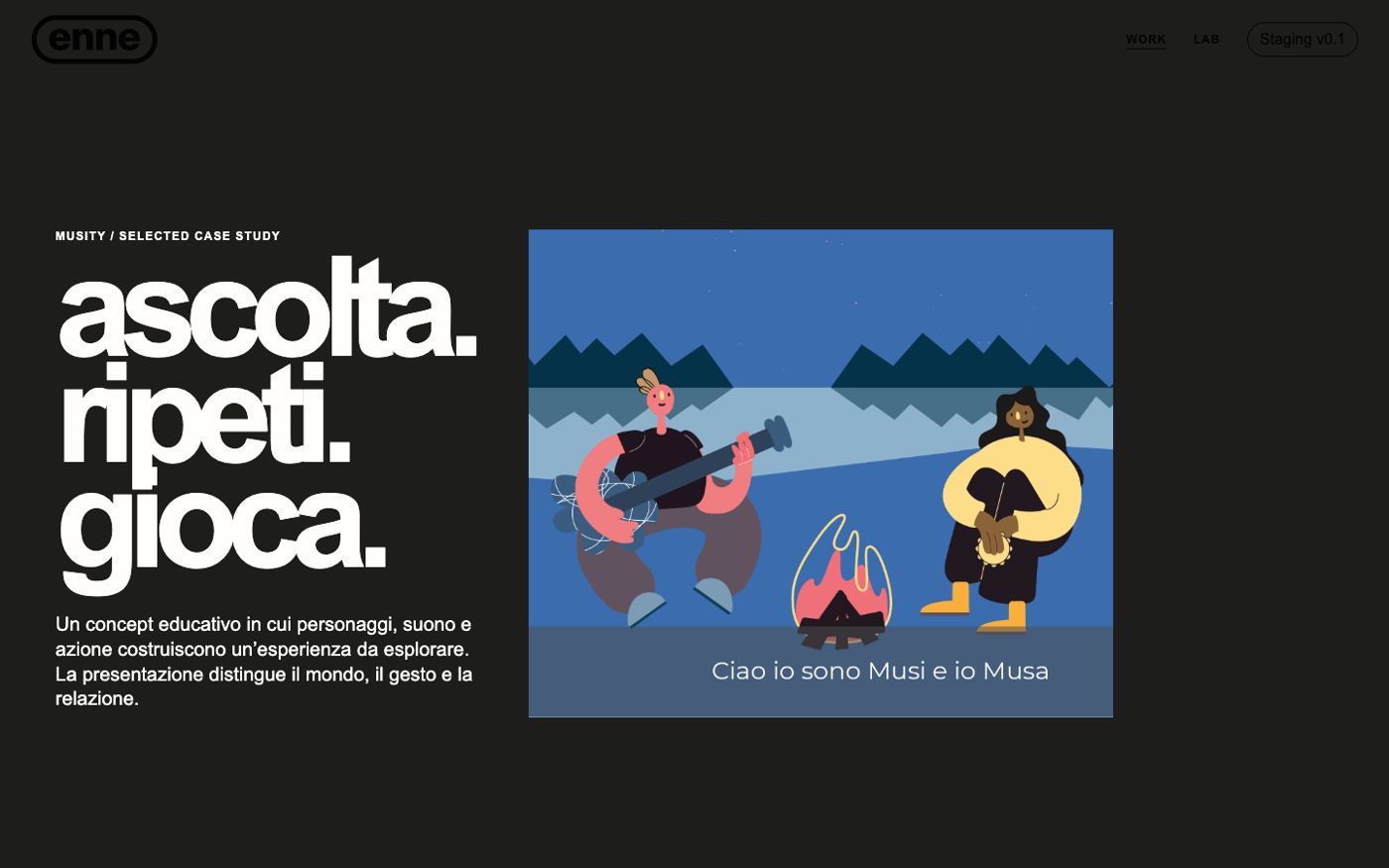 Prima — screenshot con banda UI